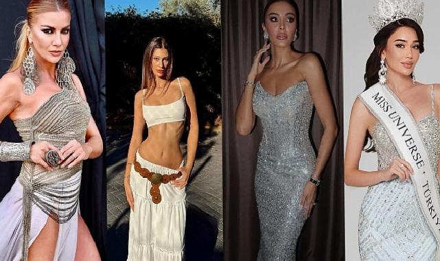 Ceren Arslan birinci büyük defilesinde Özge Ulusoy ve Ivana Sert’le tıpkı podyumda