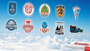 Corendon Airlines, Türkiye’de ve Avrupa’da çoklu sponsorluk irtibatı yaklaşımıyla spora güç vermeye devam ediyor