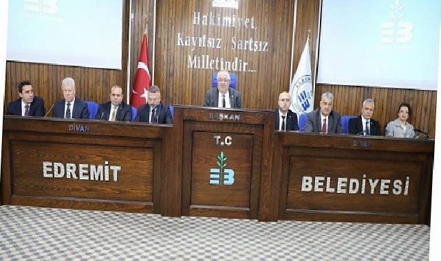 Edremit’te yılın birinci muhtarlar toplantısı yapıldı