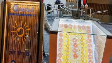 EKDAĞ’ın kurutma tesisinde üretilen eserler fuarda tanıtıldı