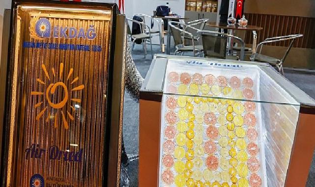 EKDAĞ’ın kurutma tesisinde üretilen eserler fuarda tanıtıldı
