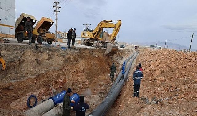 Etraf Yolu Çalışması Nedeniyle İçme Suyu Sınırı Yenileniyor