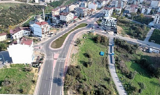 Gebze’de trafik dönel kavşaklarla rahatlıyor