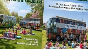 Gezici Kütüphane tatilde yollara çıkıyor