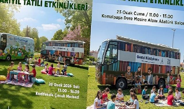 Gezici Kütüphane tatilde yollara çıkıyor
