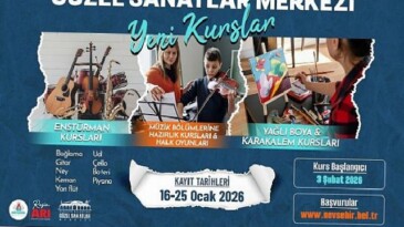 Hoş Sanatlar Merkezi’nde Yeni Devir Kursları Başlıyor