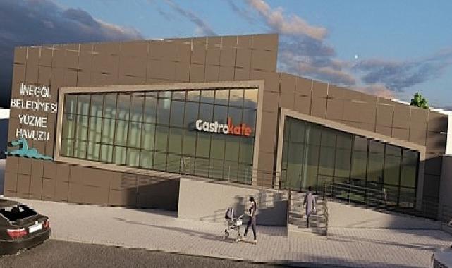 İnegöl Belediyesi Yeni Havuz İçin Çalışmalara Başladı