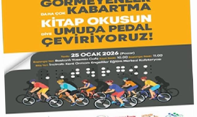 İzmir’de görme engelliler için farkındalık sürüşü