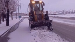 Karaman Belediyesi’nden Kar Çalışması
