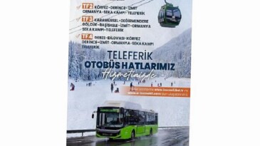 Kartepe Teleferik’e kesintisiz ulaşım
