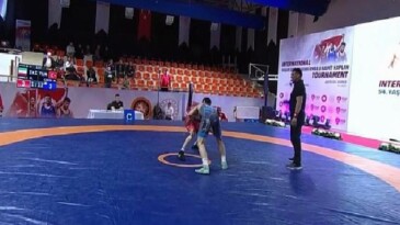 Kemer’de güreş aktifliği