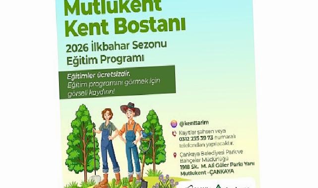 Kent Bostanlarında İlkbahar Devri Başlıyor