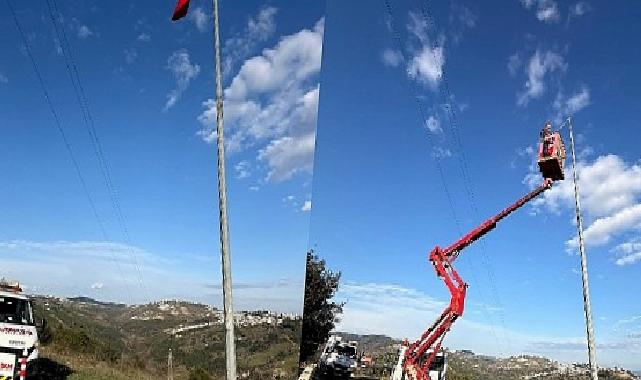 Kocaeli Büyükşehir’den bayrak hassasiyeti