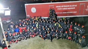 Kocaeli İtfaiyesi, 2025’te 13.562 hadiseye müdahale etti