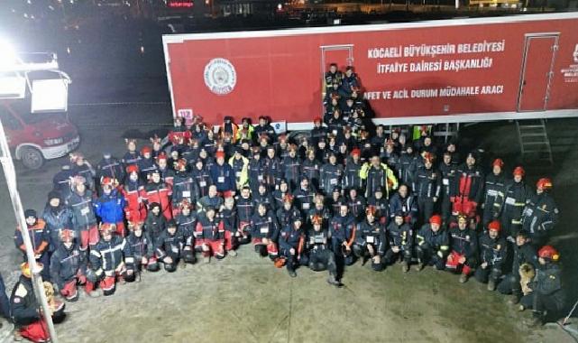 Kocaeli İtfaiyesi, 2025’te 13.562 hadiseye müdahale etti