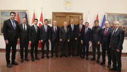 Konya Heyetinden Milli Savunma Bakanı Yaşar Güler’e Ziyaret