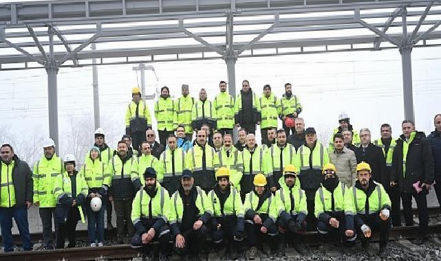 KONYARAY Banliyö Çizgisi’nde Ray Birleştirme Kaynak Programı Yapıldı