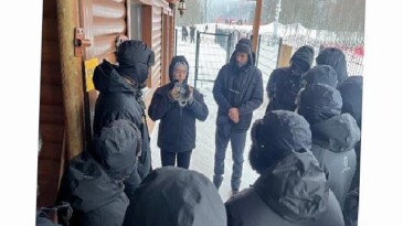 Kuzuyayla’da kış tatbikatı