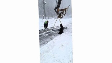 Kuzuyayla’da yürüyen bant, kar keyfine konfor katacak