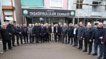 Lider Büyükakın, Körfez Taşköprülüler’e konuk oldu