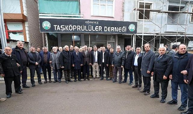 Lider Büyükakın, Körfez Taşköprülüler’e konuk oldu