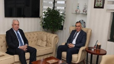 Lider Şadi Özdemir’den Vilayet Ulusal Eğitim Müdürü Gürhan Çokgezer’e ziyaret