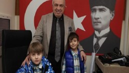 Lider Şadi Özdemir’e Kızılcıklı’da çocuklardan kaykay park talebi geldi