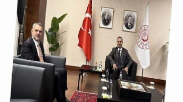 Lider Vekili Akın, Bakan Kacır’ı ziyaret etti