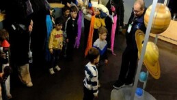 Lokomotif Çocuk Köyü’nün minikleri bilimin izinde