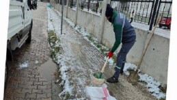 Lüleburgaz Belediyesi’nden kar mesaisif