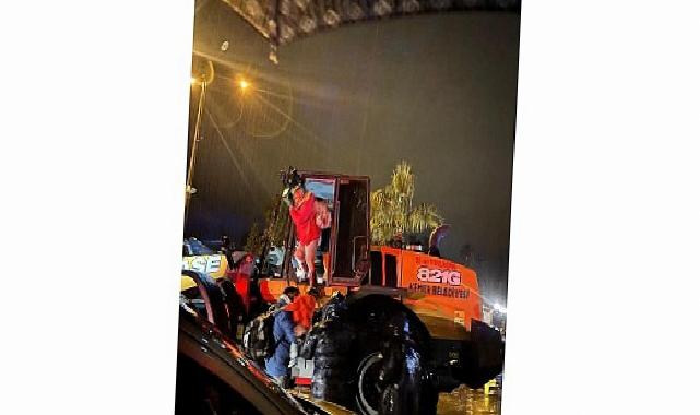 Mahsur kalan aile pansiyona yerleştirildi