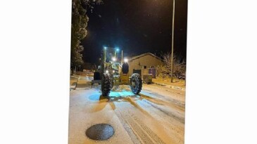 Malkara Belediyesi Karla Çabada Teyakkuzda