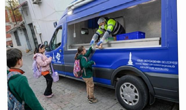 Minikler güne Büyükşehir’in menüsüyle başlıyor
