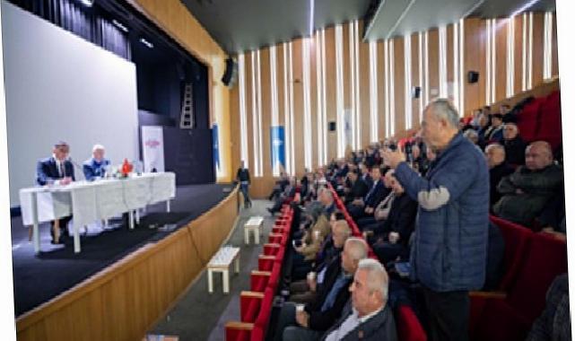 Muhtarlarla tahlil masası Kemalpaşa’da kuruldu