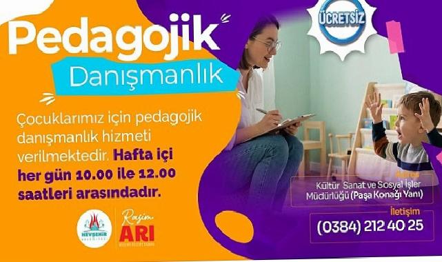 Nevşehir Belediyesi’nden Çocuklara Pedagojik Danışmanlık Hizmeti