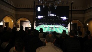 Nevşehirli Sporseverler Harika Kupa Finalini Dev Ekranda Seyretti