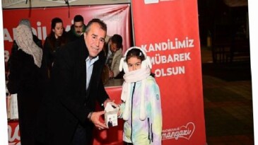 Osmangazi’de Miraç Kandili Rahmeti Vatandaşlarla Paylaşıldı