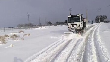 Osmangazi’nin Yüksek Kısımlarında Kar Nöbeti