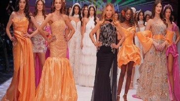 Özge Ulusoy ve Ceren Arslan’lı süper defilede görsel şölen