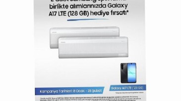 Samsung Split Klimalarda Galaxy A17 telefon fırsatı kampanyası!