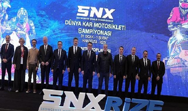 SNX Türkiye Dünya Kar Motosikleti Şampiyonası Rize Handüzü’nde