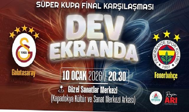 Üstün Kupa Coşkusunu Dev Ekranda Seyredeceğiz