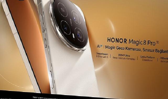 Yapay Zekâ Çağının Amiral Gemisi: HONOR Magic8 Pro Yakında Türkiye’de
