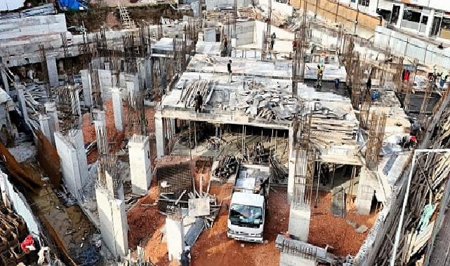 Yeni Kuruçeşme Merkez Camii süratle yükseliyor