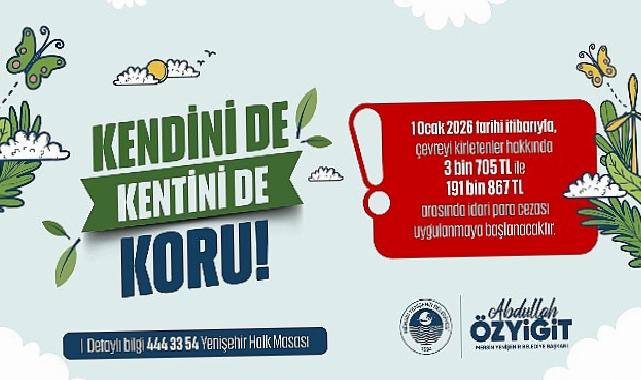 Yenişehir Belediyesinden paklık hareketi: “Kendini de Kentini de Koru”