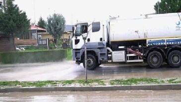 Aliağa Belediyesi Yağmur Sonrası Alanda