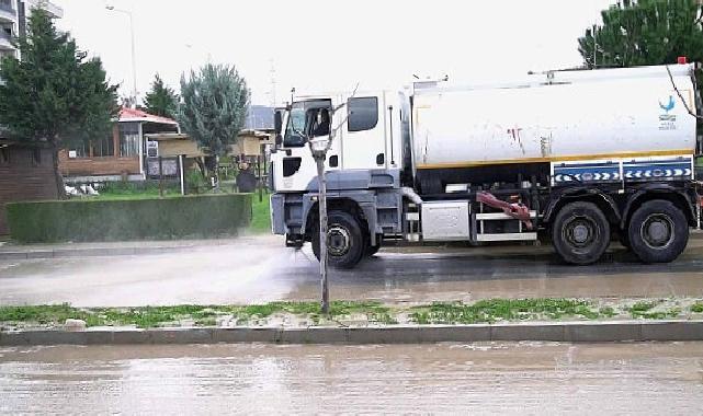 Aliağa Belediyesi Yağmur Sonrası Alanda