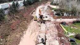 Alikahya TEM İrtibat Yolu’nda çalışmalar tam gaz