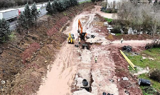 Alikahya TEM İrtibat Yolu’nda çalışmalar tam gaz