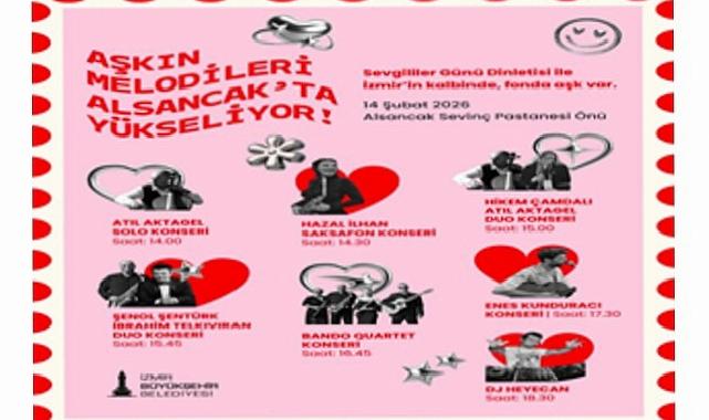 Aşkın melodileri Alsancak’ta yükseliyor
